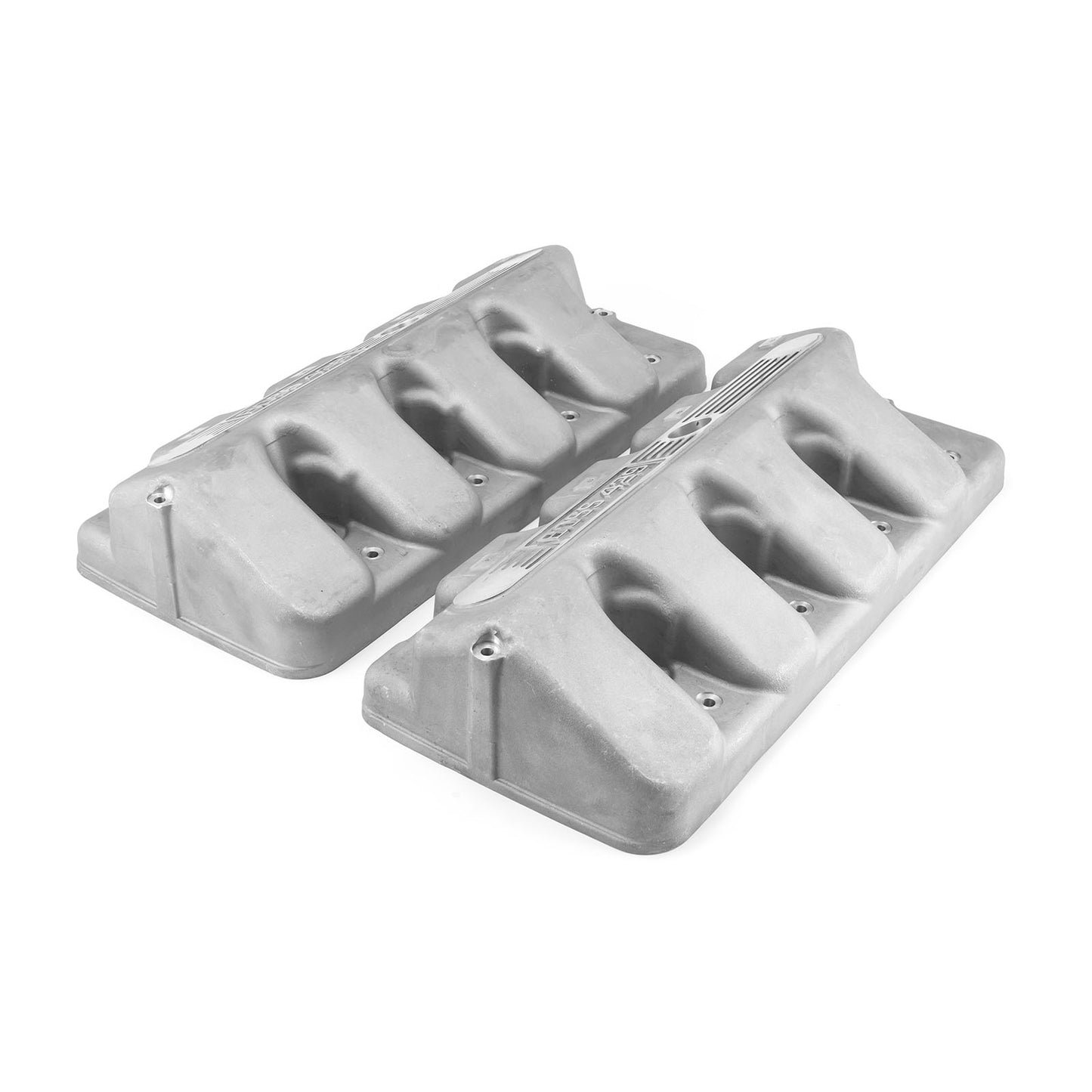 Ford Boss 429 gjutna aluminiumventilkåpor – silver