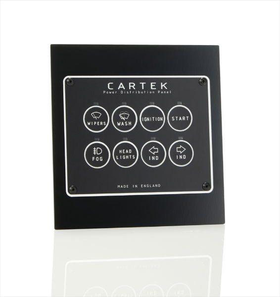 CARTEK 8 Channel Power Distribution Panel - Retro Edition