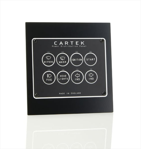 CARTEK 8 Channel Power Distribution Panel - Retro Edition