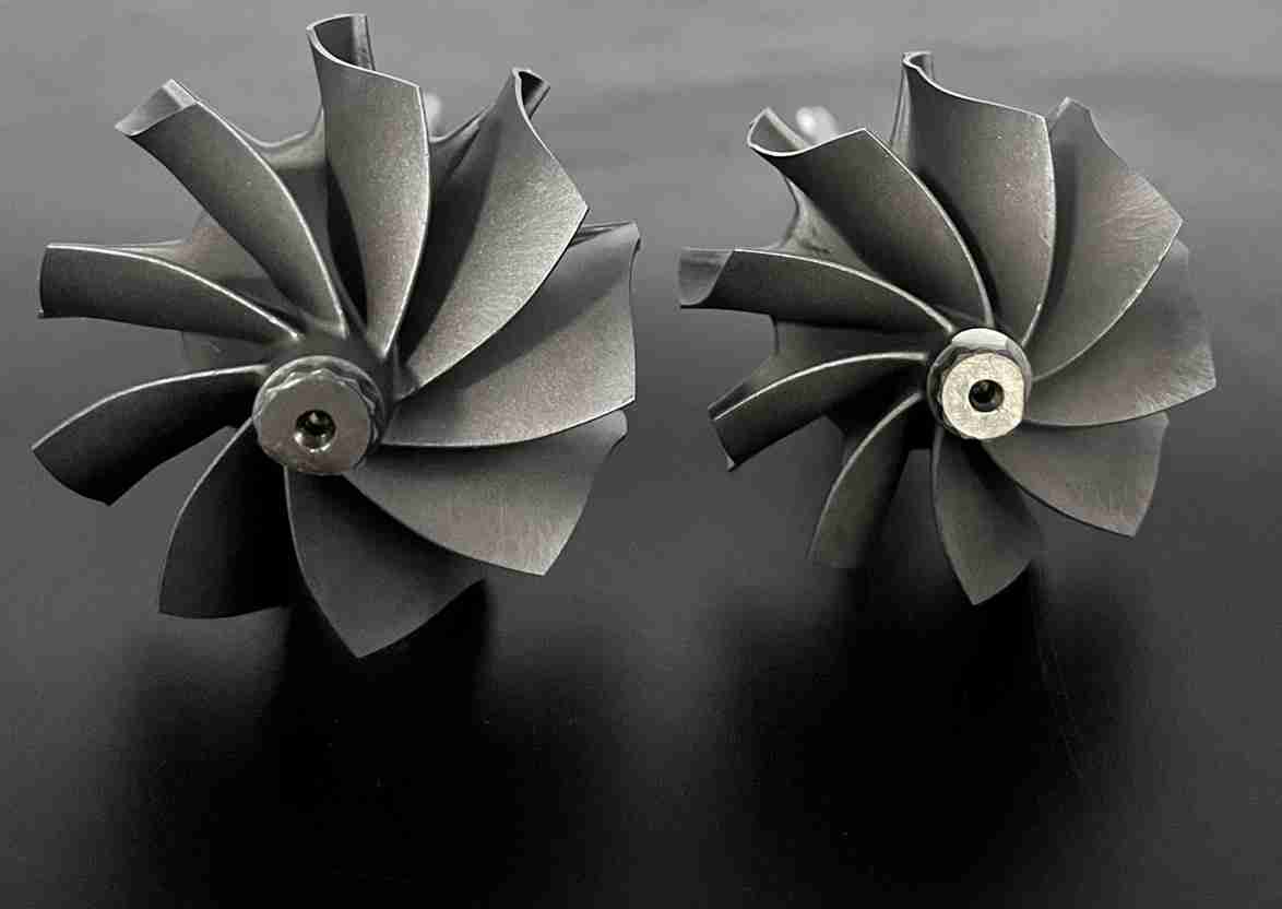 PSR 5855A dubbelkullagrad turbo med kompressorhjul i PTG-design – effektkapacitet upp till 770 hk