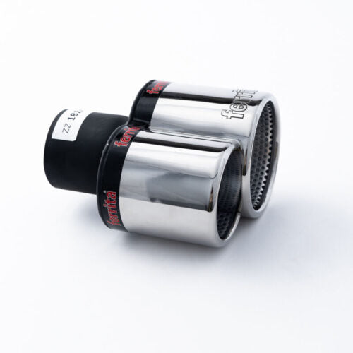 Ändrör Dubbelt Ø 100mm + Ø 80mm, ansl = id Ø 63,5mm inv (Porsche)