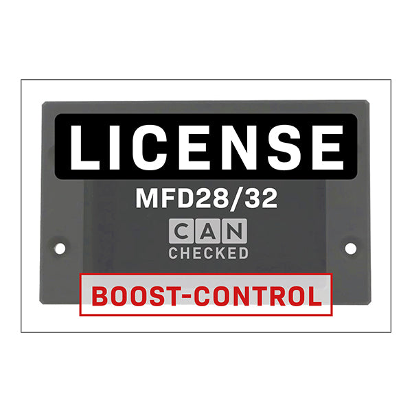Licens - MFD28/32 Boost Control