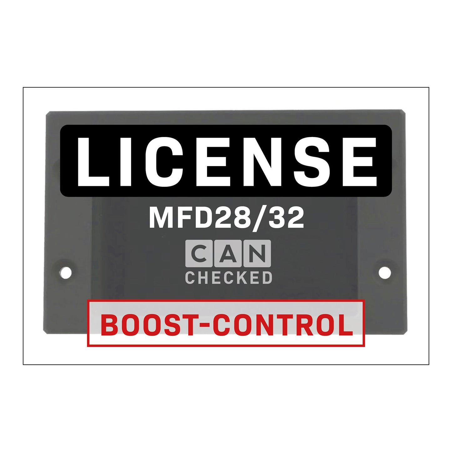 Licens - MFD28/32 Boost Control