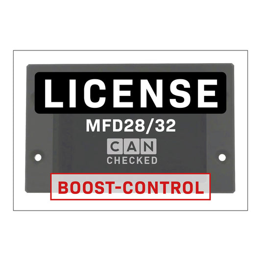 Licens - MFD28/32 Boost Control