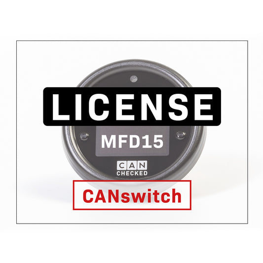 Licens - MFD15 CANswitch