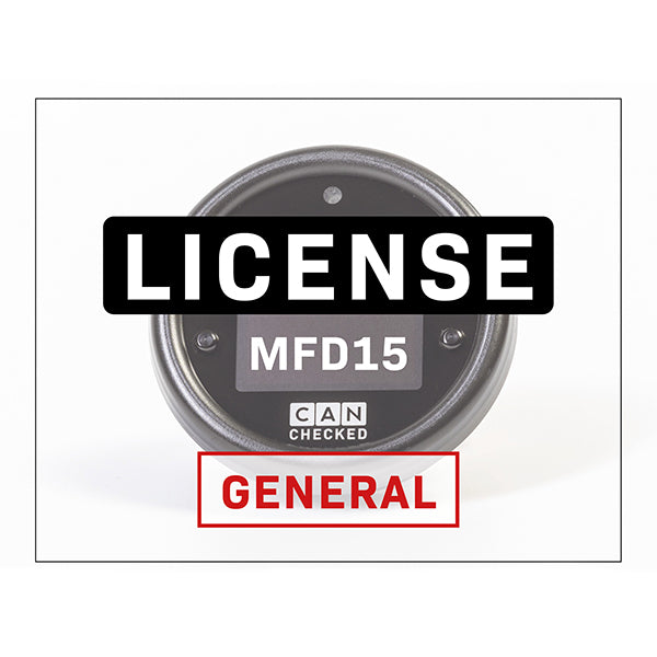 Licens - MFD15 Allmänt (LiveLogging, Etanol, MPP2, CANswitch)