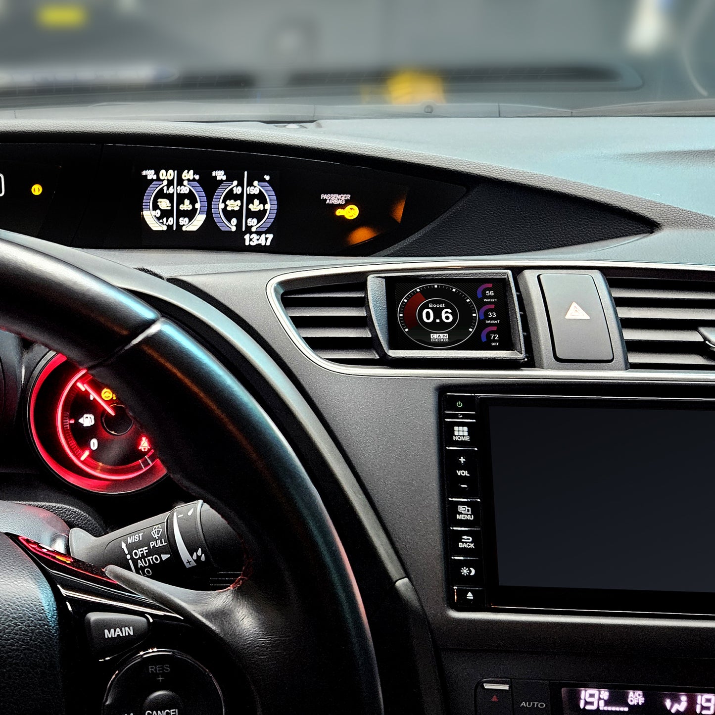 MFD28 Gen2 för Honda Civic FK2 LHD