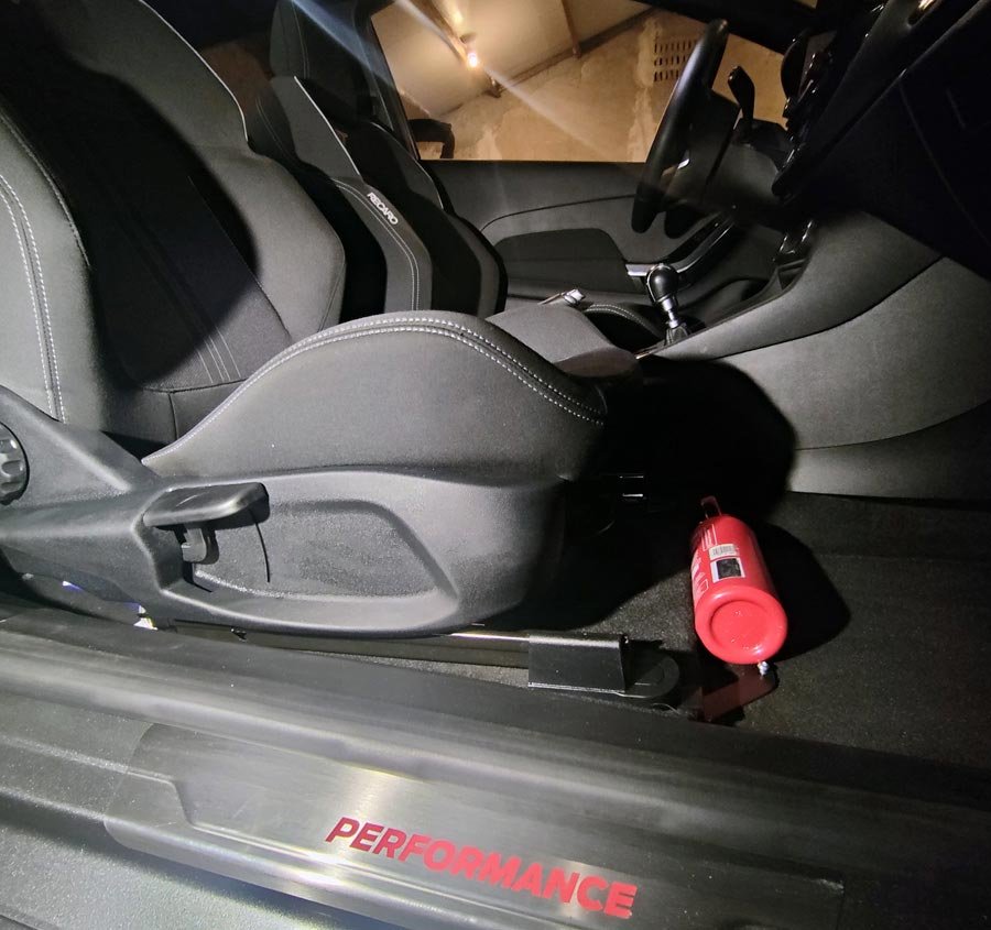 Ford Fiesta mk7 Brandsläckarfäste (ST)