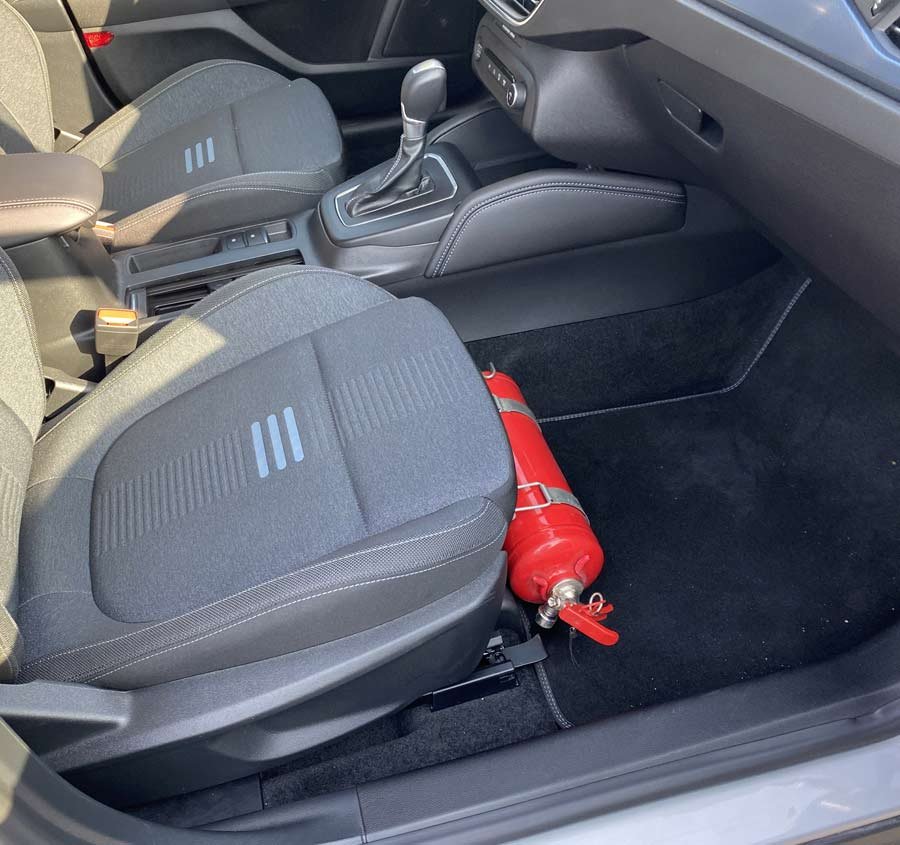 Ford Focus mk4 Brandsläckarfäste (ST)