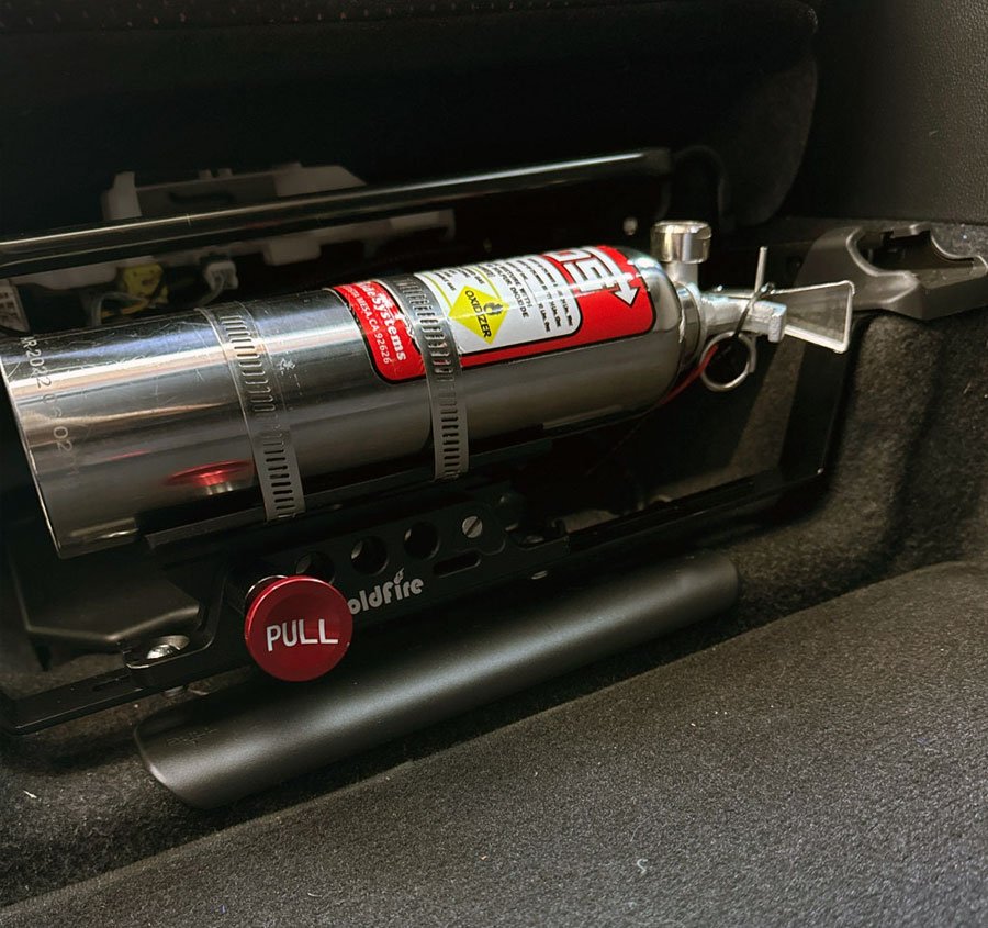 Toyota Yaris GR Brandsläckarfäste V2