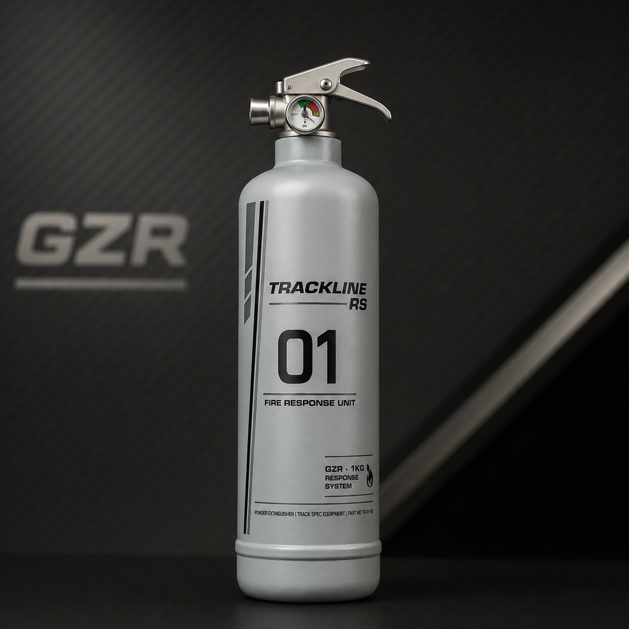 GZR Trackline RS 1 kg Pulversläckare – Ljus