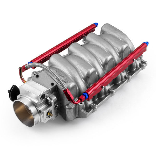 Chevrolet LS1/LS2/LS6 polerat aluminiuminsug med 102 mm spjällhus