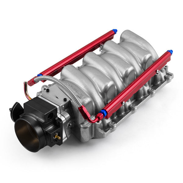 Chevrolet LS1/LS2/LS6 polerat aluminiuminsug med 90 mm spjällhus