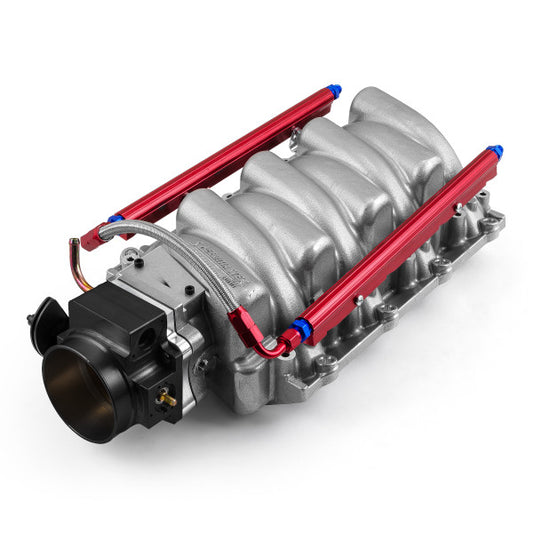 Chevrolet LS1/LS2/LS6 polerat aluminiuminsug med 92 mm spjällhus