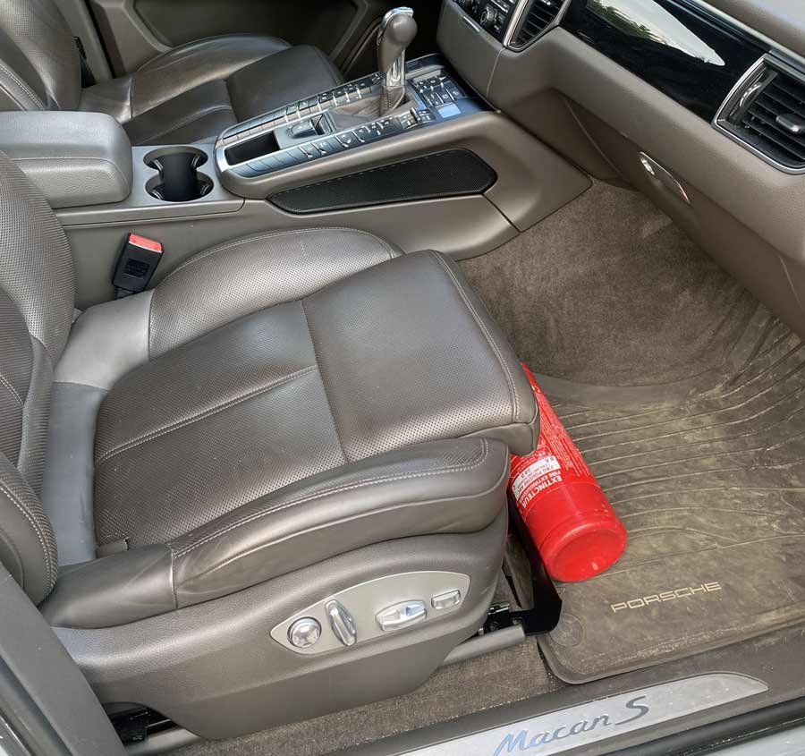 Porsche Macan Brandsläckarfäste